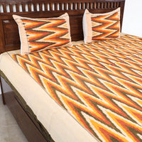 pochampally ikat double bed cover set