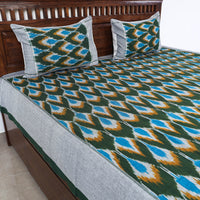 pochampally ikat double bed cover set