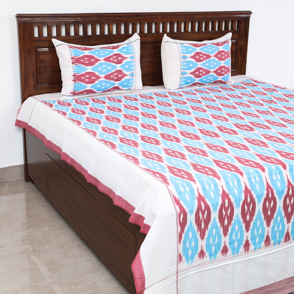 pochampally ikat double bed cover set