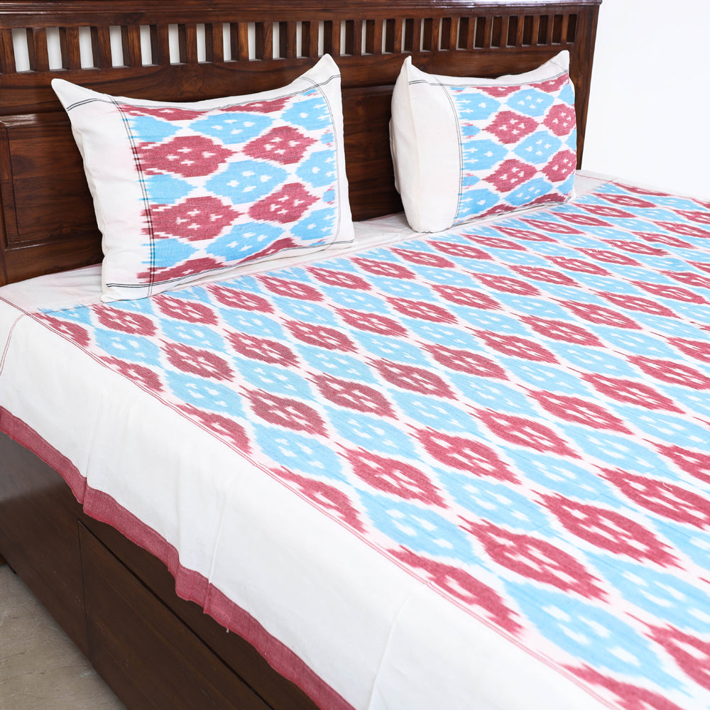 pochampally ikat double bed cover set