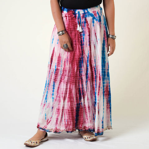 shibori skirt