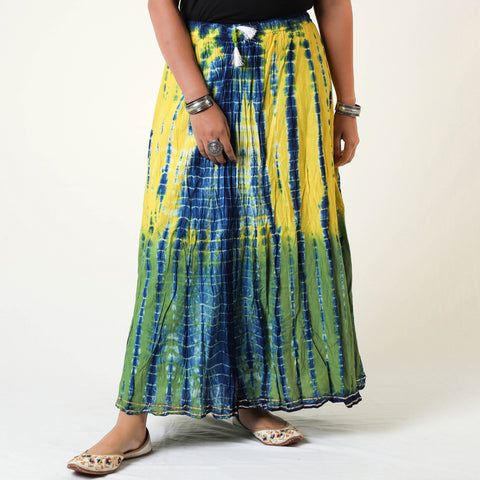 shibori skirt