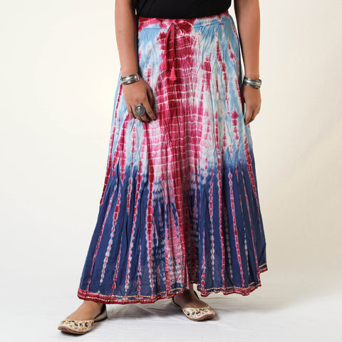 shibori skirt