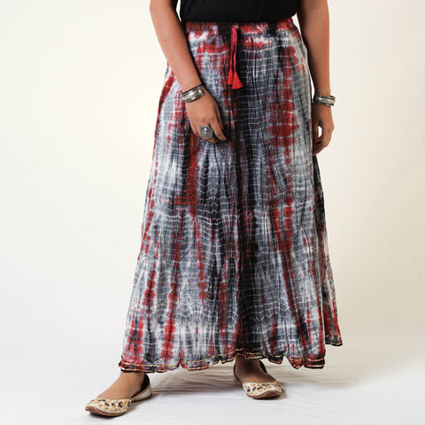 shibori skirt