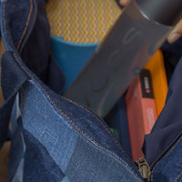 denim tote bag