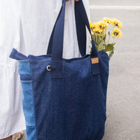 denim tote bag