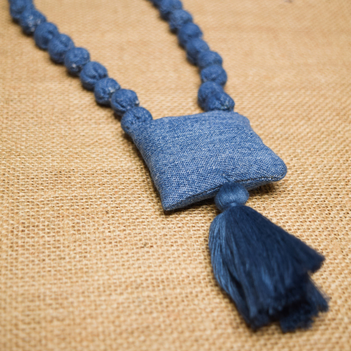 Upcycled Jeans Necklace