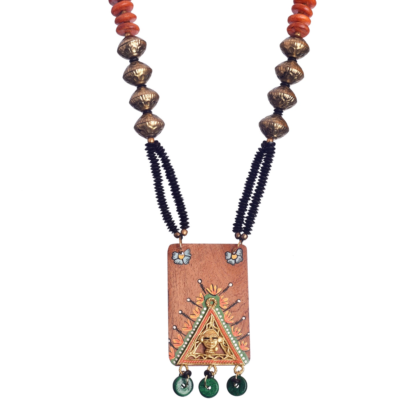 King Tut' Handcrafted Tribal Dokra Necklace