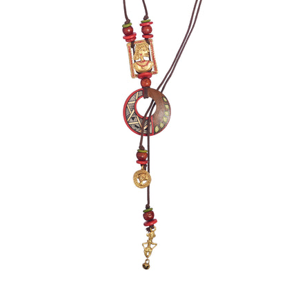 King Menes' Handcrafted Tribal Dhokra Necklace