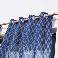 Pochampally Ikat Weave Pure Cotton Fabric Window Curtain (5 x 3 Feet) (single piece)