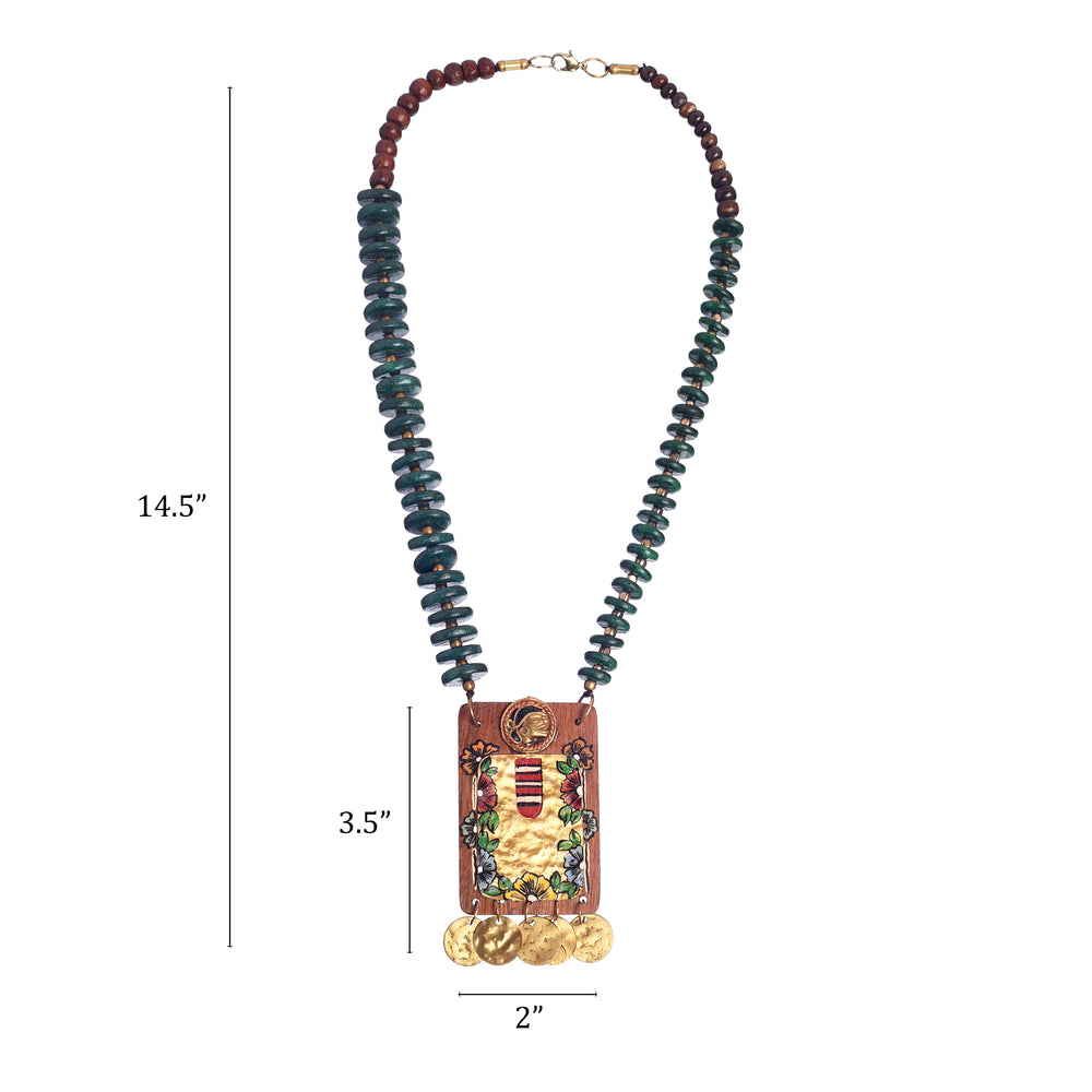 The Princess Hamman' Handcrafted Tribal Dhokra Necklace