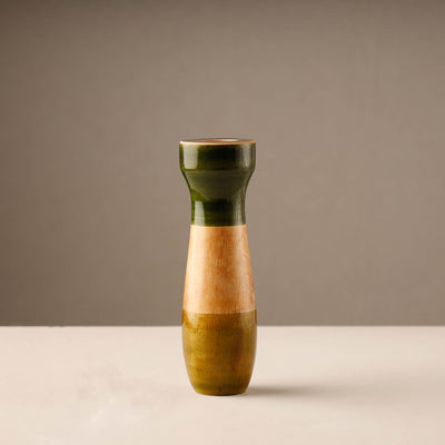 Channapatna Handmade Wooden Tube Vase (Small)