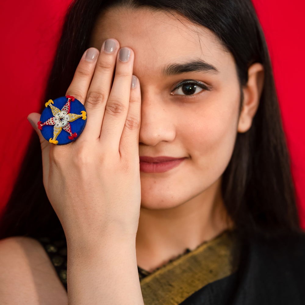 Madhubani Ring
