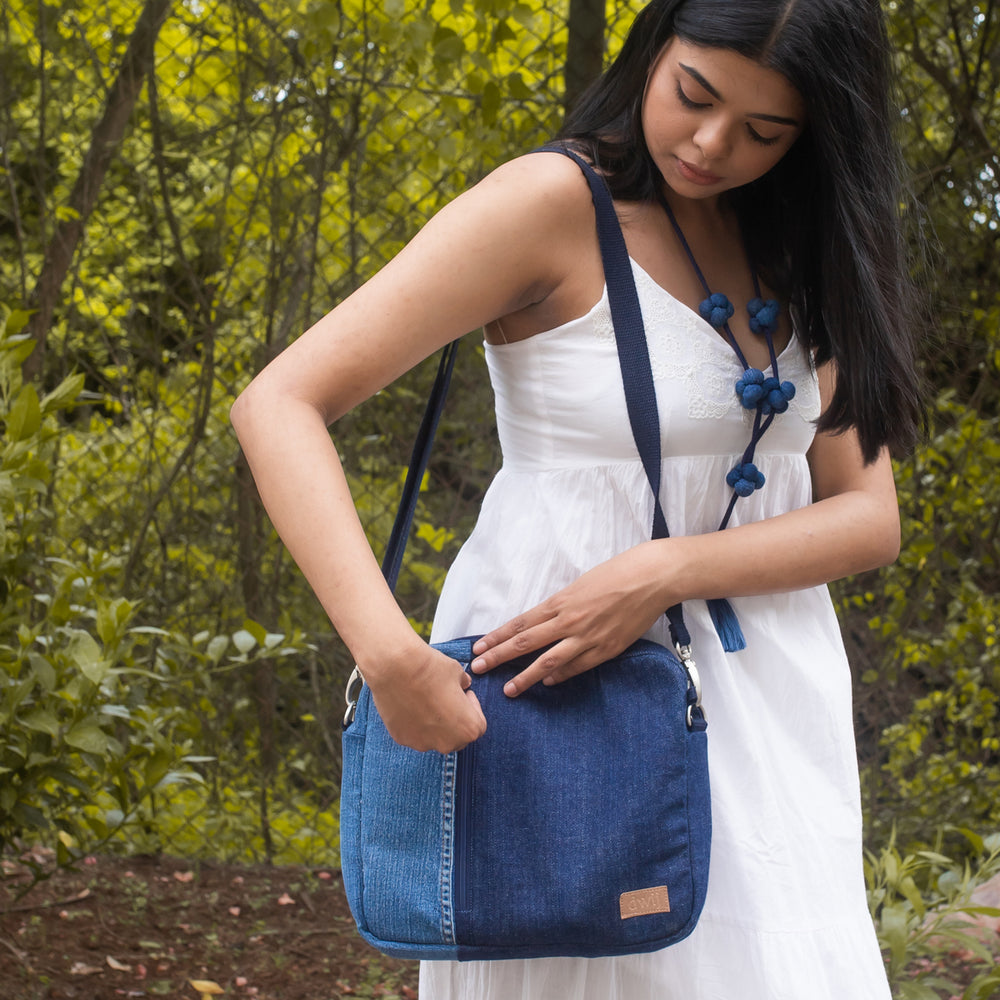 Denim Sling Bag