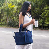 denim tote bag