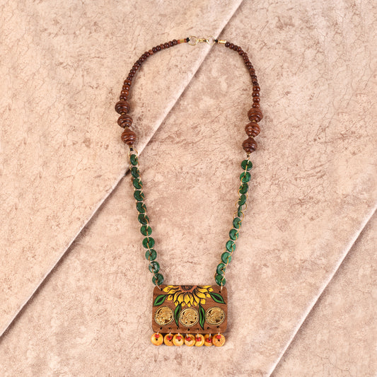 The Bride' Handcrafted Tribal Dhokra Necklace