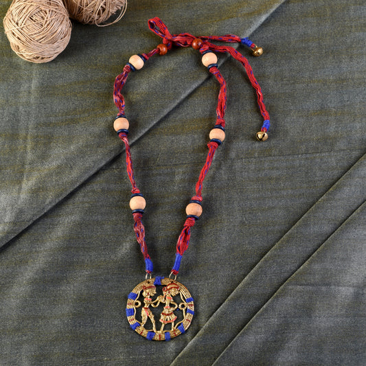 The Tribal Circle Handcrafted Dokra Necklace
