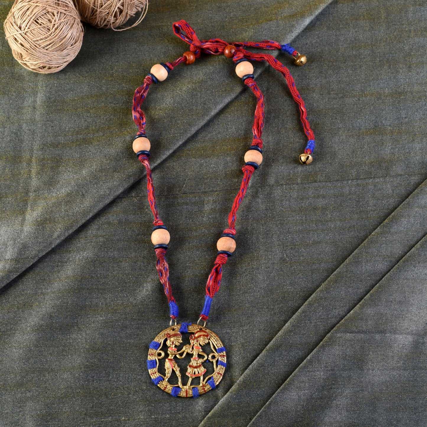 The Tribal Circle Handcrafted Dokra Necklace