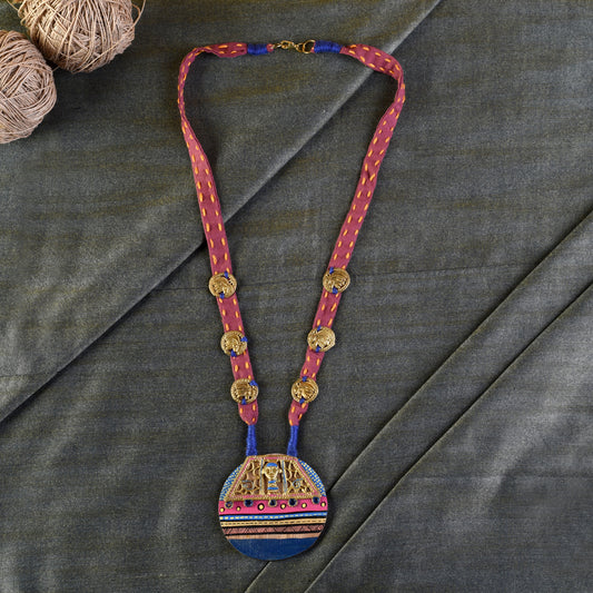 The Empress Procession Hancrafted Tribal Dhokra Necklace
