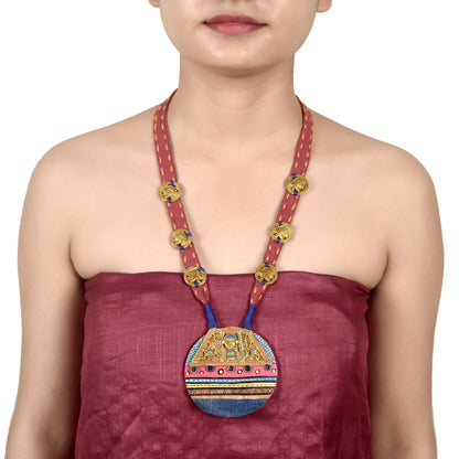 The Empress Procession Hancrafted Tribal Dokra Necklace