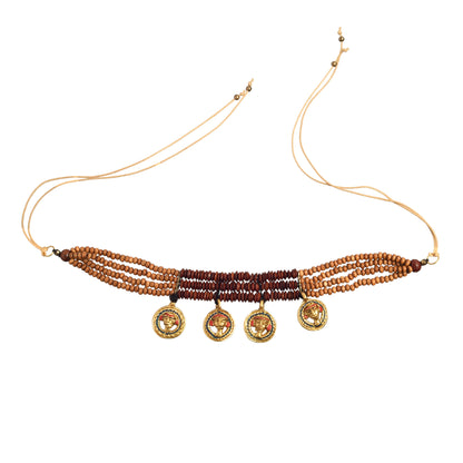 The Empress Loop Handcrafted Tribal Dhokra Necklace