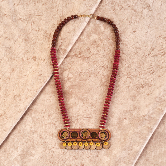 The Maidens' Handcrafted Tribal Dokra Necklace