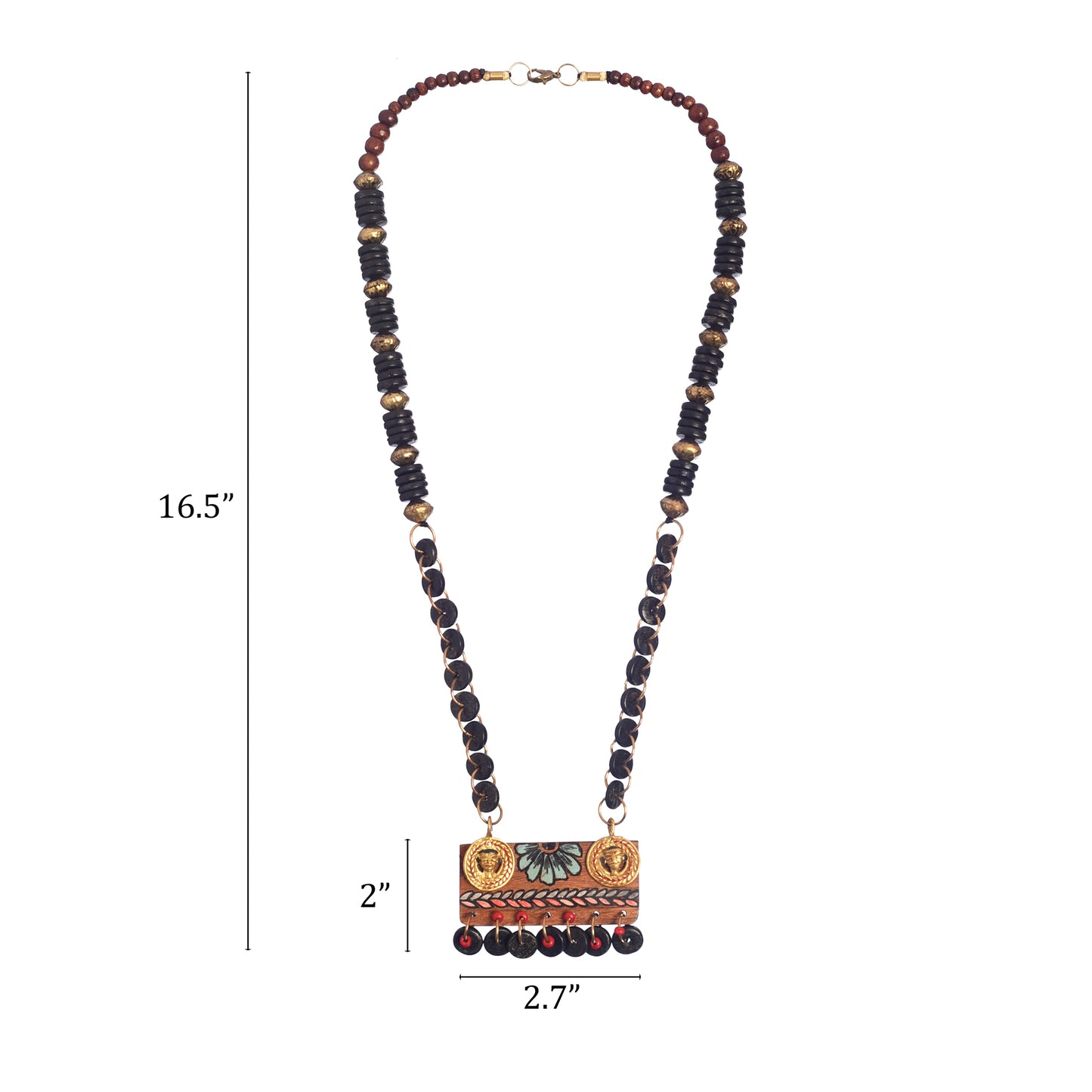 Tana-Mana' Handcrafted Tribal Dhokra Necklace