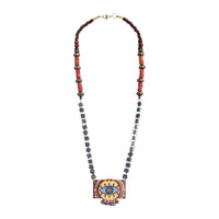 Evil Eye' Round-B Handcrafted Tribal Dhokra Necklace