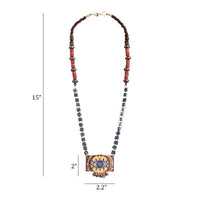 Evil Eye' Round-B Handcrafted Tribal Dhokra Necklace