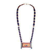 Evil Eyes-VI' Brown Handcrafted Tribal Dhokra Necklace