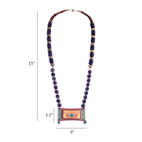 Evil Eyes-VI' Brown Handcrafted Tribal Dhokra Necklace