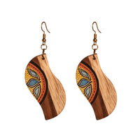 wooden earrings