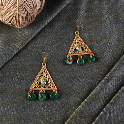 dhokra earrings