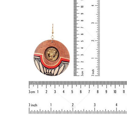 Princess-III' Handcrafted Tribal Wooden Earrings