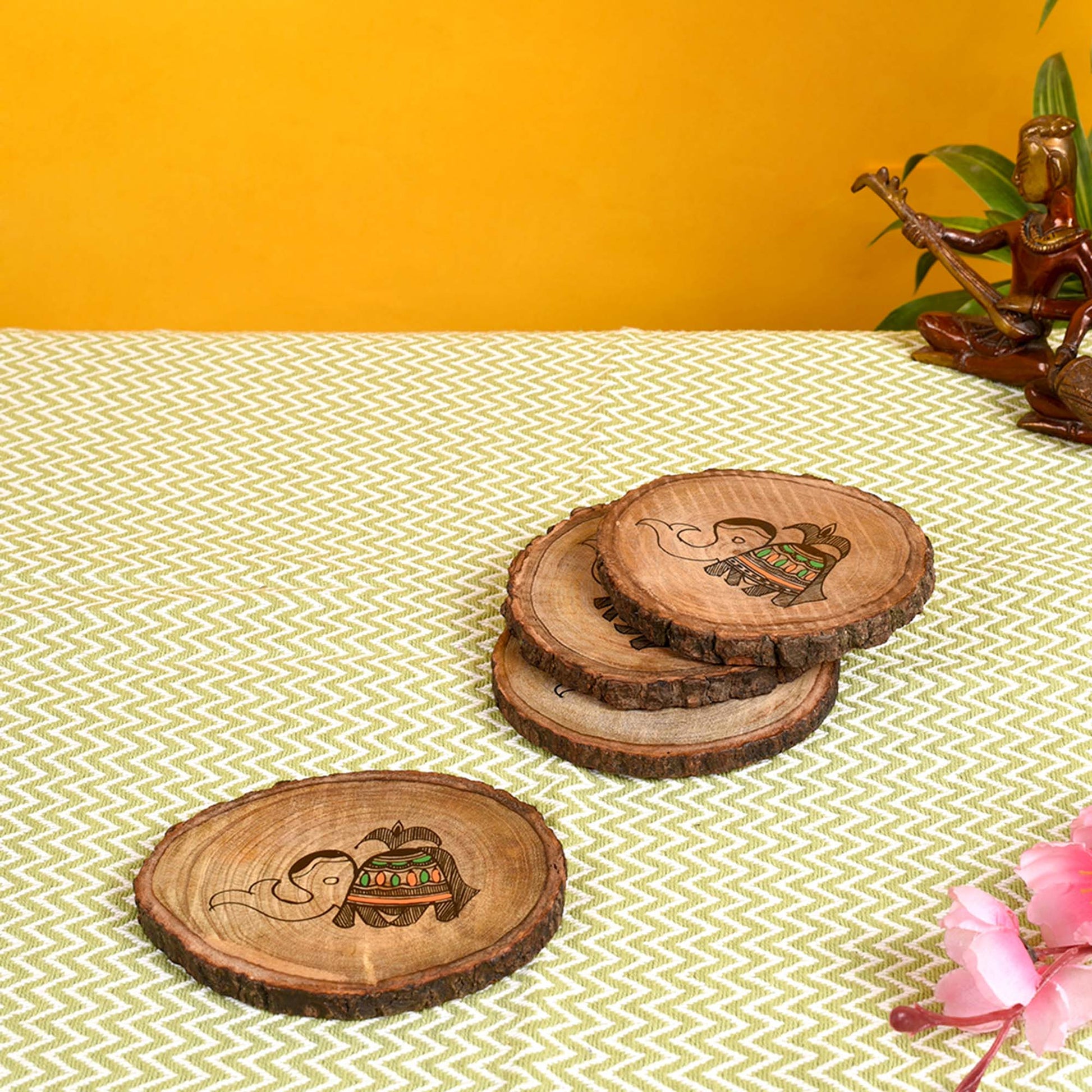 wooden coasters