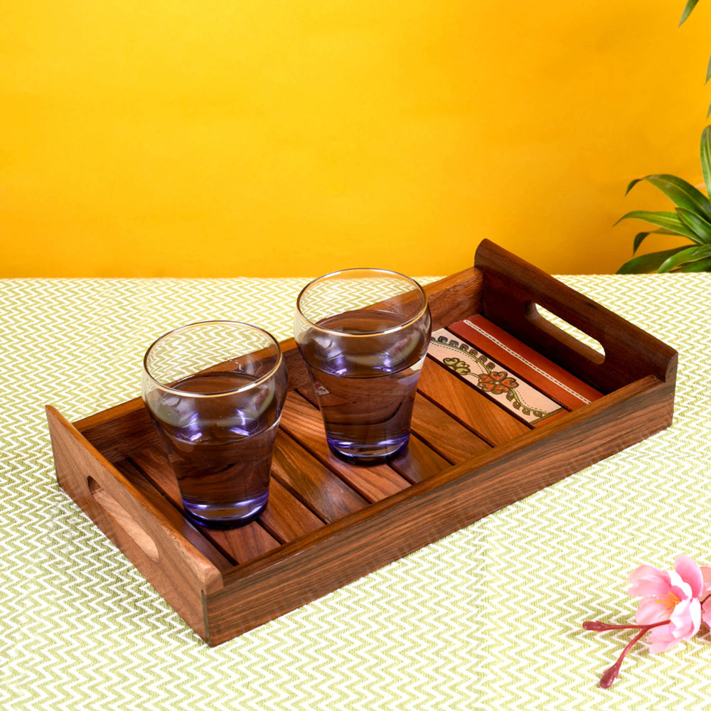 wooden tray