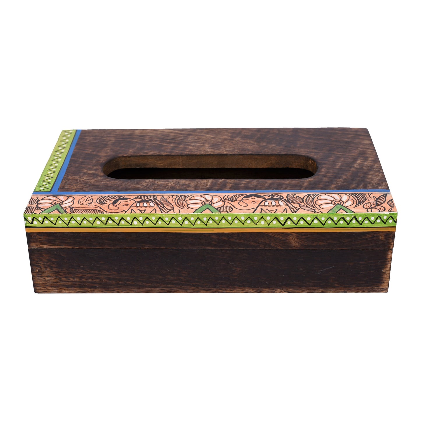wooden tissue box