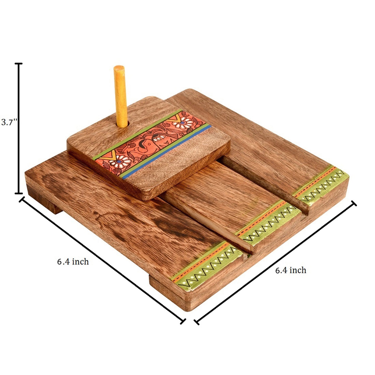 wooden tissue holder 