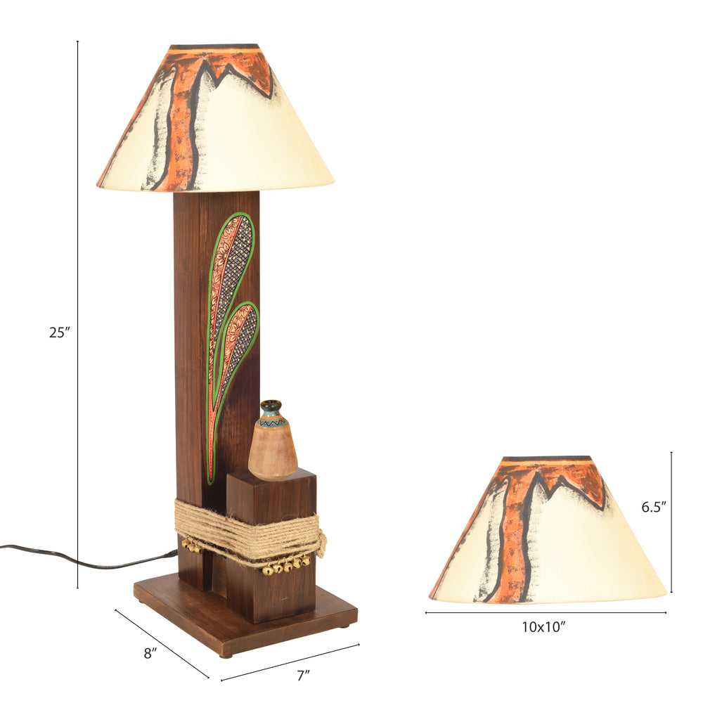 Wooden Table Lamp 