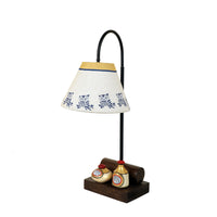 Yin & Yang I Table Lamp with Tapered Drum Shade-Height - 21''