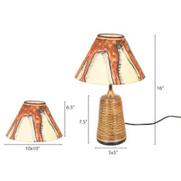 Terracotta Table Lamp