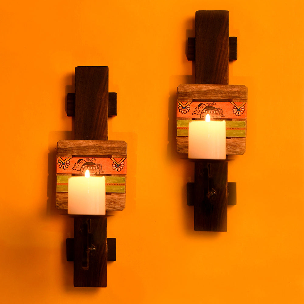 wall candle stand