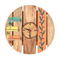 handcrafted wall clock