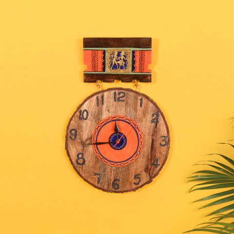 handcrafted wall clock