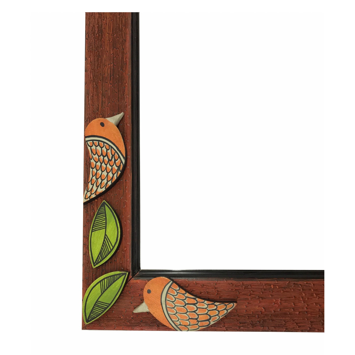 Mirror Handcrafted with Two Birds Tiles (12x16)