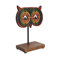 owl eye table decor