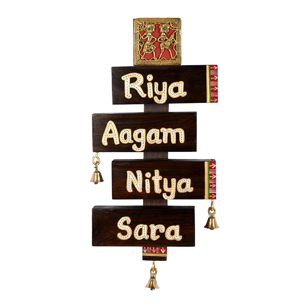 Zigzag Name Plate