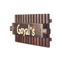 Wooden Name Board