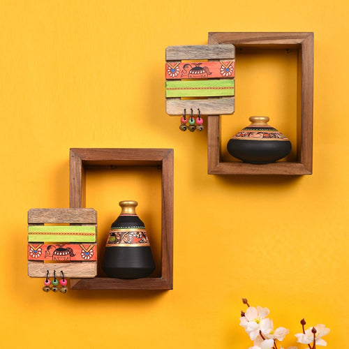 Wooden Wall Decor Shelf 