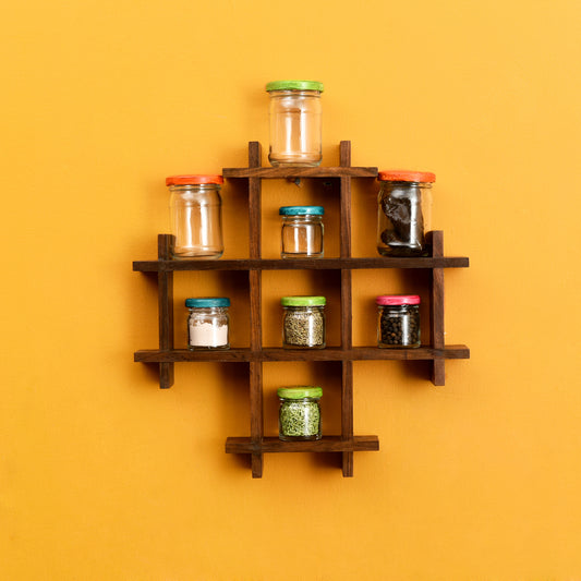 Spices Organizer For Wall Set Of 8 (13x2x13)